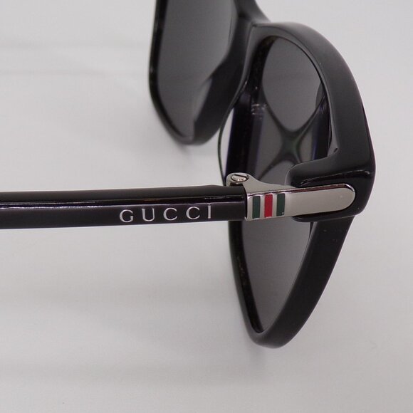 Gucci Polarized Sunglasses GG0017S 001 Black and Gray. Great Condition. No Case - Picture 2 of 12